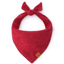 Load image into Gallery viewer, Berry Stitch Flannel Dog Bandana
