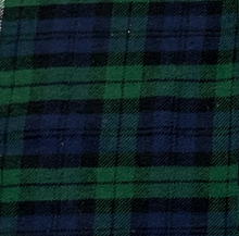 Load image into Gallery viewer, Black Watch Plaid Flannel Dog Collar
