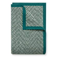 Load image into Gallery viewer, ChappyWrap Harborview Herringbone Evergreen Dog Blanket