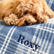 Load image into Gallery viewer, ChappyWrap Harborview Herringbone Cornflower Dog Blanket