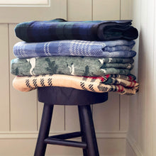 Load image into Gallery viewer, ChappyWrap Harborview Herringbone Cornflower Dog Blanket